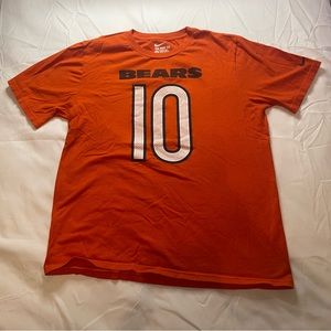 Nike Tee Chicago Bears Youth T-Shirt Mitch Trubisky #10 Orange XL Short Sleeve